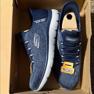 Skechers Men's Navy Slip-Ins Sneakers